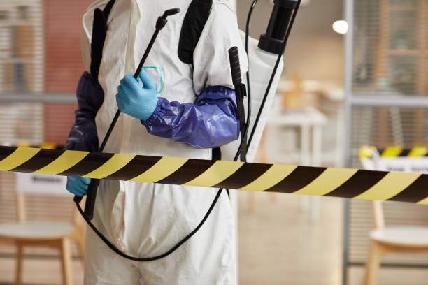 Professional Biohazard Cleanup technician working in Summerfield, MD